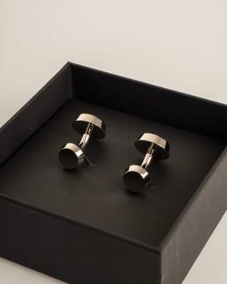 Μανικετόκουμπο Boss ασημί