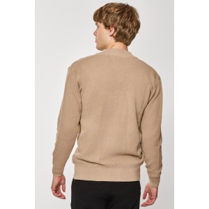 Ζακέτα Πλεκτή Artisti Italiani μπεζ