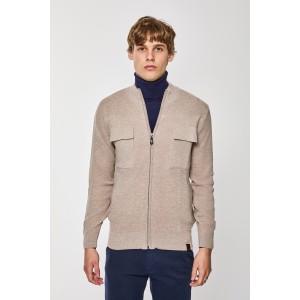 Ζακέτα Πλεκτή Artisti Italiani μπεζ