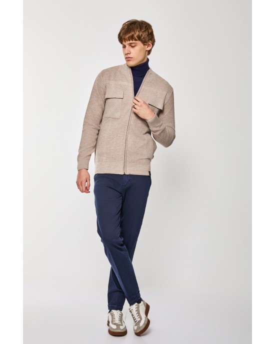 Ζακέτα Πλεκτή Artisti Italiani μπεζ ΠΛΕΚΤΕΣ