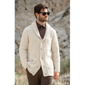 Ζακέτα Vittorio μπεζ