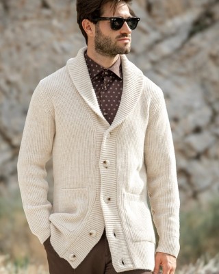 Ζακέτα Vittorio μπεζ