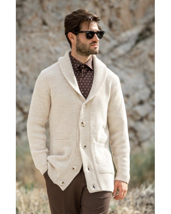 Ζακέτα Vittorio μπεζ ΠΛΕΚΤΕΣ