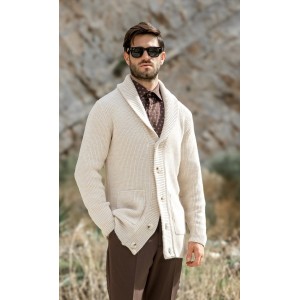 Ζακέτα Vittorio μπεζ