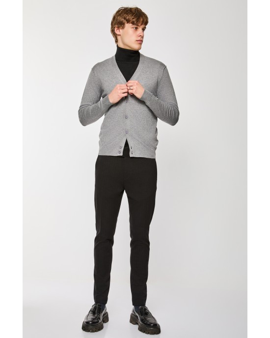 Ζακέτα Πλεκτή Over/D γκρι ΠΛΕΚΤΕΣ