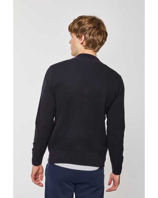 Ζακέτα Πλεκτή Artisti Italiani μπλε ΠΛΕΚΤΕΣ