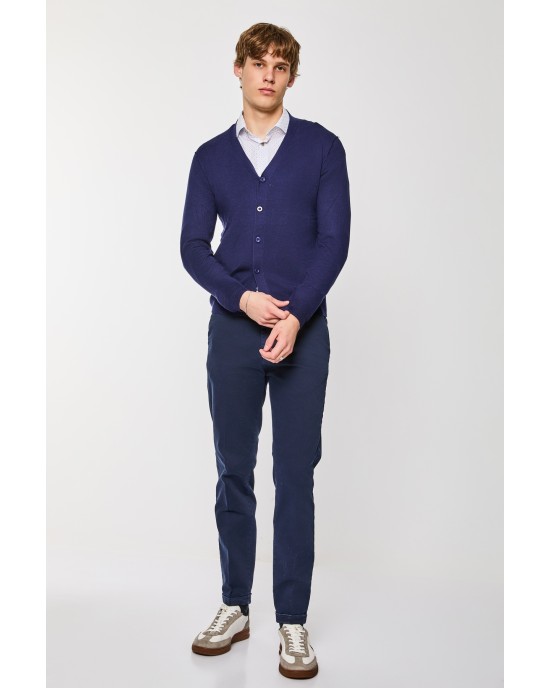 Ζακέτα Πλεκτή Over/D μπλε ΠΛΕΚΤΕΣ