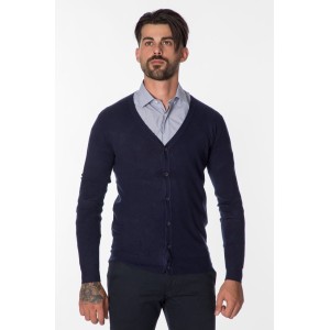 Ζακέτα πλεκτή Μπλε