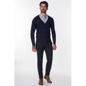 Ζακέτα πλεκτή Μπλε