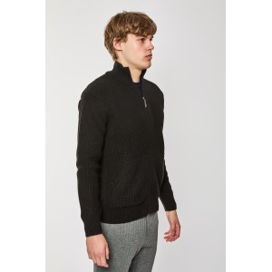 Ζακέτα Πλεκτή Artisti Italiani μαύρη