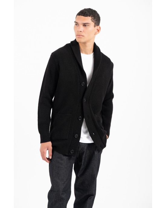 Ζακέτα Vittorio μαύρη ΠΛΕΚΤΕΣ