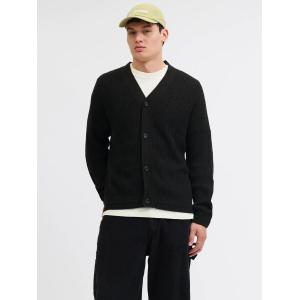 Ζακέτα Jack n Jones μαύρο Ζακέτα Jack n Jones μαύρο