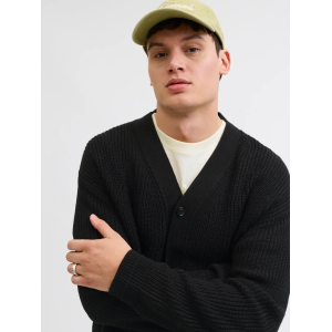 Ζακέτα Jack n Jones μαύρο Ζακέτα Jack n Jones μαύρο