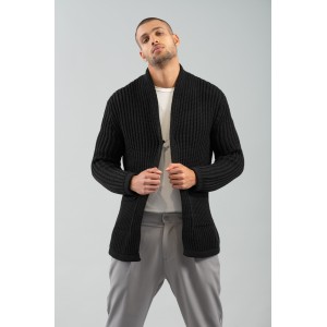 Ζακέτα Vittorio μαύρη