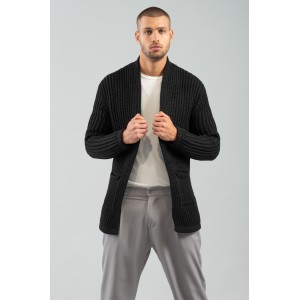 Ζακέτα Vittorio μαύρη