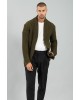 Ζακέτα Vittorio λαδί ΠΛΕΚΤΕΣ