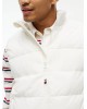 Μπουφάν αμάνικο Tommy Hilfiger άσπρο ΑΜΑΝΙΚΑ ΜΠΟΥΦΑΝ