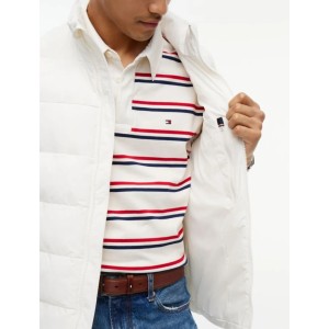 Μπουφάν αμάνικο Tommy Hilfiger άσπρο