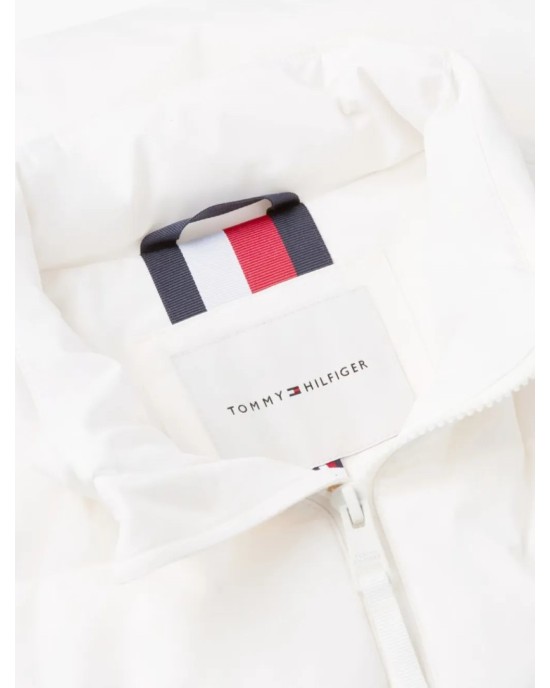 Μπουφάν αμάνικο Tommy Hilfiger άσπρο ΑΜΑΝΙΚΑ ΜΠΟΥΦΑΝ