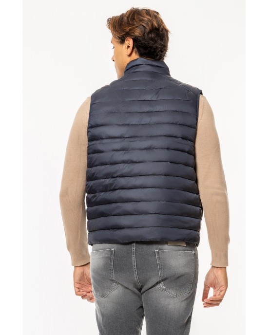Μπουφάν αμάνικο Jack n Jones μπλε ΑΜΑΝΙΚΑ ΜΠΟΥΦΑΝ