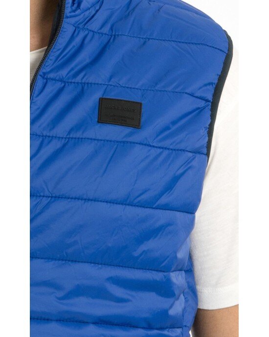 Μπουφάν αμάνικο Jack n Jones σε μπλε απόχρωση Μπουφάν αμάνικο Jack n Jones σε μπλε απόχρωση