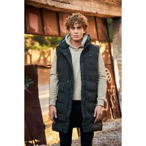 Μπουφάν Splendid Clothing αμάνικο κυπαρισσί