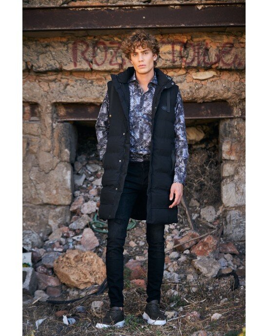 Μπουφάν Splendid Clothing αμάνικο μαύρο ΑΜΑΝΙΚΑ ΜΠΟΥΦΑΝ