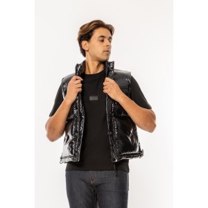 Αμάνικο μπουφάν Hugo μαύρο Αμάνικο μπουφάν Hugo μαύρο