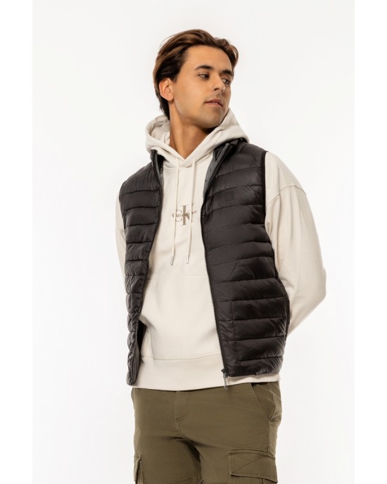 Μπουφάν αμάνικο Jack n Jones μαύρο ΑΜΑΝΙΚΑ ΜΠΟΥΦΑΝ