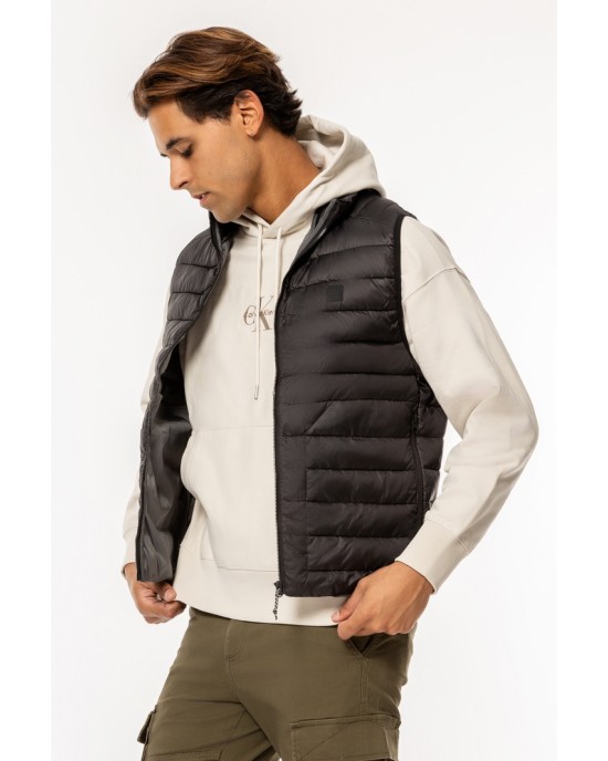 Μπουφάν αμάνικο Jack n Jones μαύρο ΑΜΑΝΙΚΑ ΜΠΟΥΦΑΝ