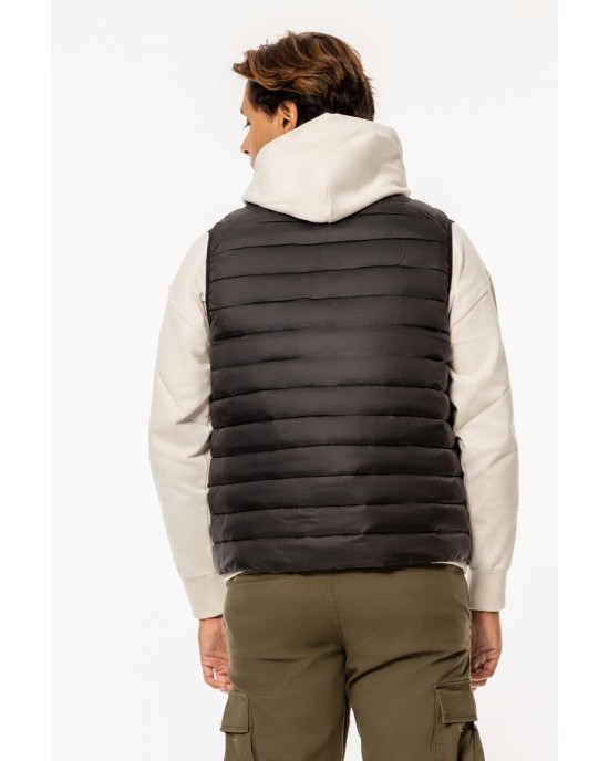 Μπουφάν αμάνικο Jack n Jones μαύρο ΑΜΑΝΙΚΑ ΜΠΟΥΦΑΝ