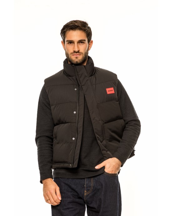 Αμάνικο μπουφάν Hugo μαύρο ΑΜΑΝΙΚΑ ΜΠΟΥΦΑΝ