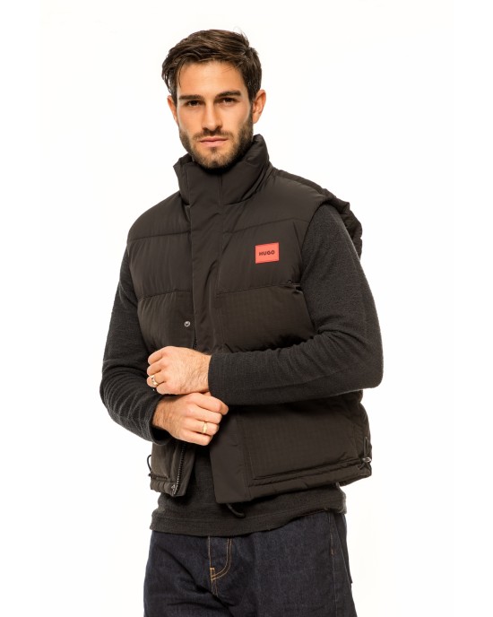 Αμάνικο μπουφάν Hugo μαύρο ΑΜΑΝΙΚΑ ΜΠΟΥΦΑΝ