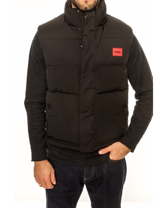 Αμάνικο μπουφάν Hugo μαύρο ΑΜΑΝΙΚΑ ΜΠΟΥΦΑΝ