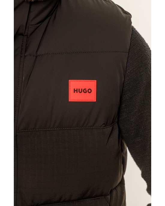 Αμάνικο μπουφάν Hugo μαύρο ΑΜΑΝΙΚΑ ΜΠΟΥΦΑΝ