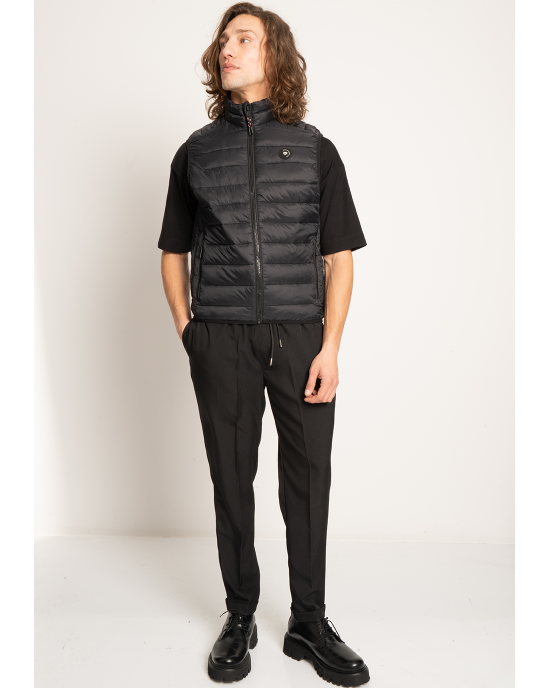 Μπουφάν αμάνικο Jack n Jones μαύρο ΑΜΑΝΙΚΑ ΜΠΟΥΦΑΝ