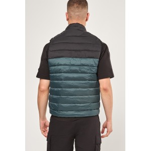 Μπουφάν αμάνικο Jack n Jones πέτρολ Μπουφάν αμάνικο Jack n Jones πέτρολ