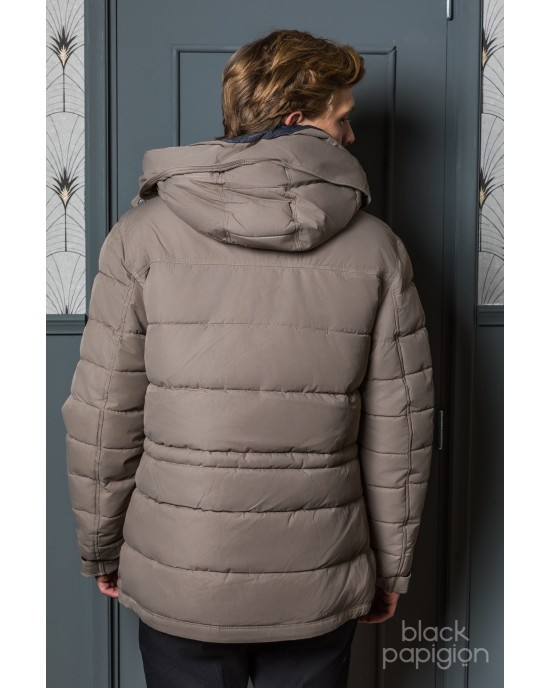 Μπουφάν παρκά Artisti Italiani μπεζ ΜΠΟΥΦΑΝ ΠΑΡΚΑ