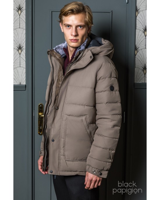 Μπουφάν παρκά Artisti Italiani μπεζ ΜΠΟΥΦΑΝ ΠΑΡΚΑ