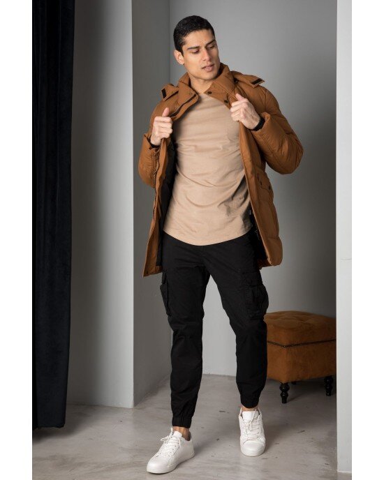 Μπουφάν παρκά Splendid Clothing ταμπά Μπουφάν παρκά Splendid Clothing ταμπά