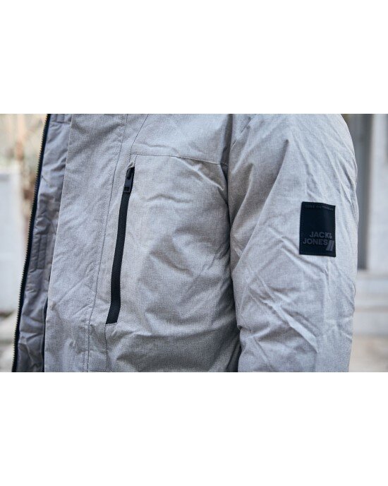 Μπουφάν Jack n Jones γκρι ΜΠΟΥΦΑΝ Μπουφάν Jack n Jones γκρι ΜΠΟΥΦΑΝ
