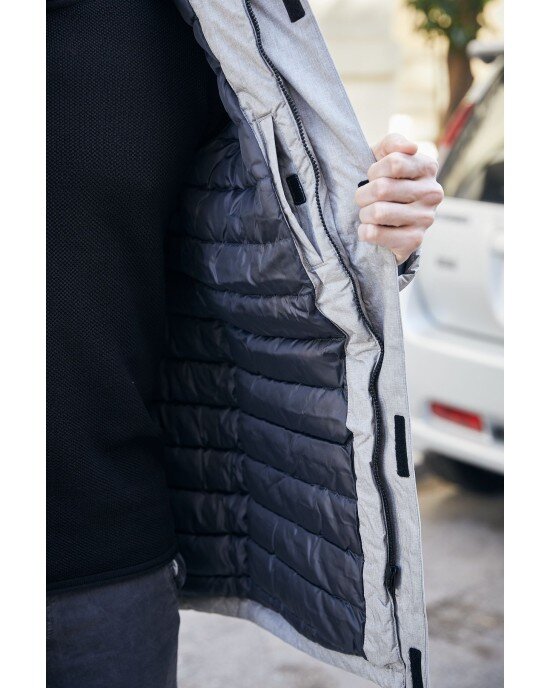 Μπουφάν Jack n Jones γκρι ΜΠΟΥΦΑΝ Μπουφάν Jack n Jones γκρι ΜΠΟΥΦΑΝ