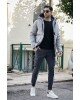 Μπουφάν Jack n Jones γκρι ΜΠΟΥΦΑΝ Μπουφάν Jack n Jones γκρι ΜΠΟΥΦΑΝ