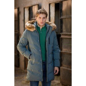 Μπουφάν παρκά Splendid Clothing γκρι