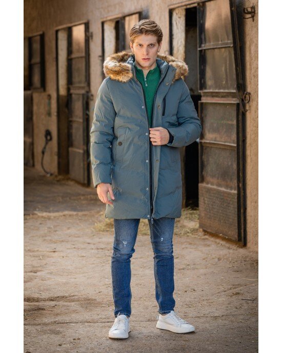 Μπουφάν παρκά Splendid Clothing γκρι ΜΠΟΥΦΑΝ ΠΑΡΚΑ