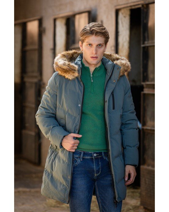 Μπουφάν παρκά Splendid Clothing γκρι ΜΠΟΥΦΑΝ ΠΑΡΚΑ