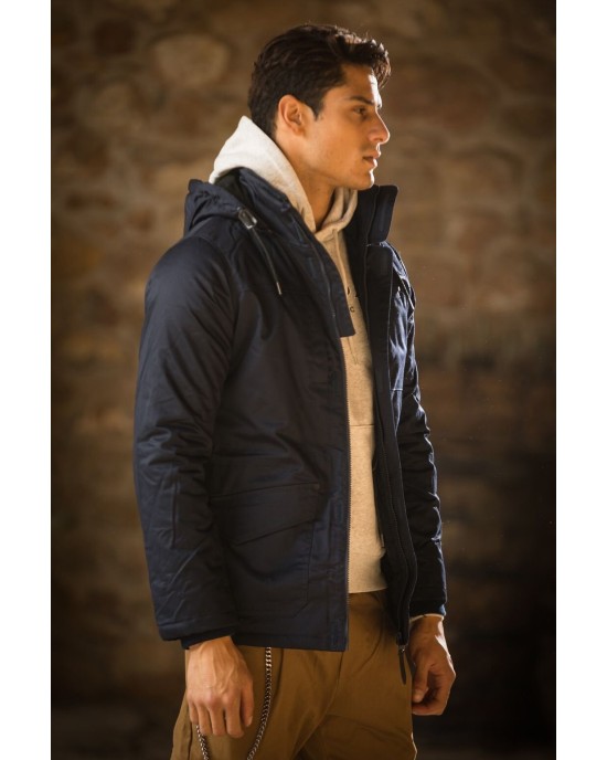 Μπουφάν παρκά Splendid Clothing μπλε Μπουφάν παρκά Splendid Clothing μπλε