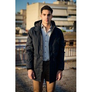 Μπουφάν παρκά Biston μπλε