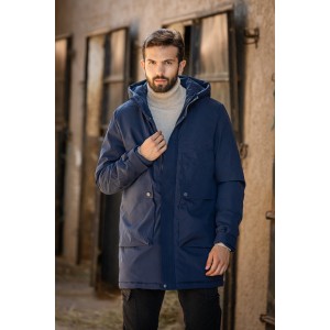 Μπουφάν παρκά Splendid Clothing μπλε