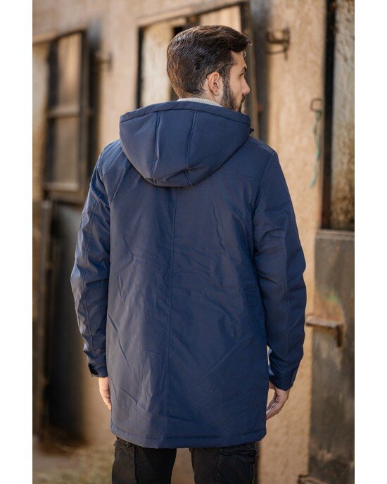 Μπουφάν παρκά Splendid Clothing μπλε ΜΠΟΥΦΑΝ ΠΑΡΚΑ